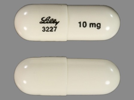 LILLY 3227 10 mg: (0002-3227) Strattera 10 mg Oral Capsule by Eli Lilly and Company
