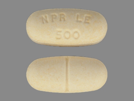 NPR LE 500: (0004-6316) Naprosyn 500 mg Oral Tablet by Genentech, Inc.