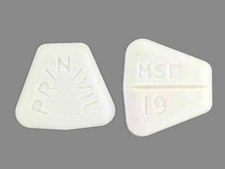 MSD 19 OR PRINIVIL MSD 19: (0006-0019) Prinivil 5 mg Oral Tablet by Merck Sharp & Dohme Corp.