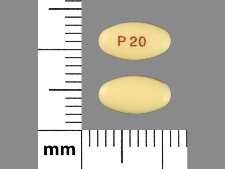 P 20: (0008-0843) Protonix 20 mg Enteric Coated Tablet by Wyeth Pharmaceuticals Inc., a Subsidiary of Pfizer Inc.