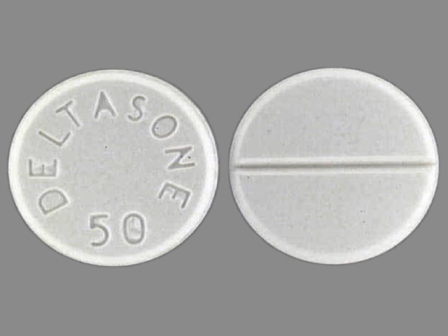 Deltasone 50: (0009-0388) Deltasone 50 mg Oral Tablet by Pharmacia and Upjohn and Company