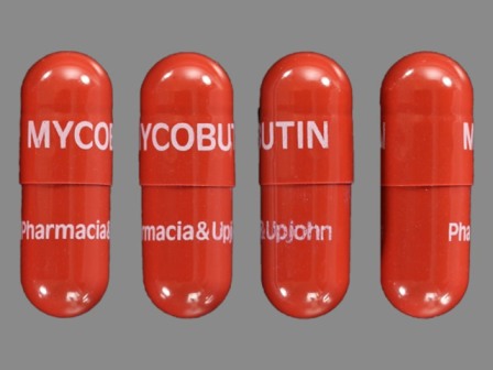 MYCOBUTIN PHARMACIA UPJOHN: (0013-5301) Mycobutin 150 mg Oral Capsule by Physicians Total Care, Inc.