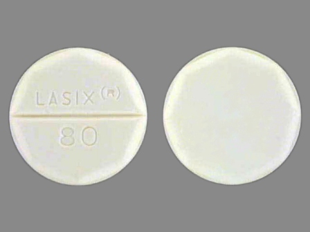 LASIX 80: (0039-0066) Lasix 80 mg Oral Tablet by Sanofi-aventis U.S. LLC