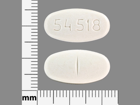 54518: (0054-0115) Valacyclovir 1 Gm Oral Tablet by Roxane Laboratories, Inc