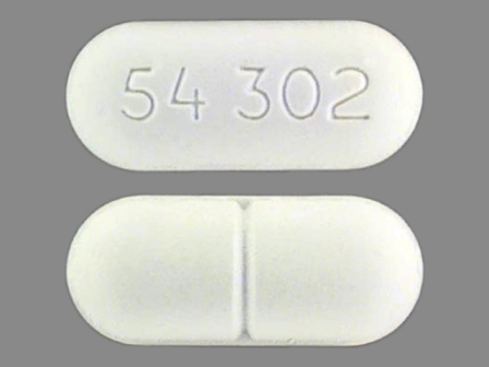 54 302: (0054-4120) Calcium Carbonate 1250 mg (Calcium 500 mg) Oral Tablet by Roxane Laboratories, Inc.