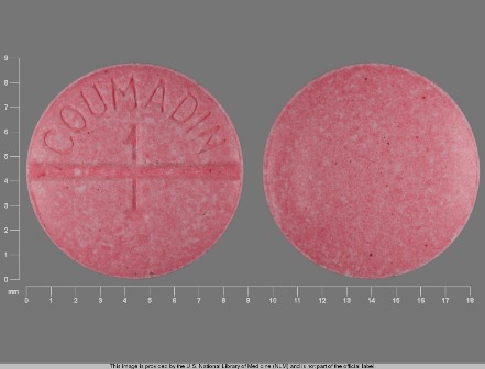 1 COUMADIN: (0056-0169) Coumadin 1 mg Oral Tablet by Bristol-myers Squibb Pharma Company