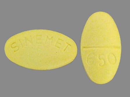 650 SINEMET: (0056-0650) Sinemet 25-100 Oral Tablet by Bristol-myers Squibb Pharma Company