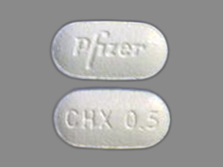 Pfizer CHX 0 5: (0069-0468) Chantix 0.5 mg Oral Tablet by Pfizer Laboratories Div Pfizer Inc