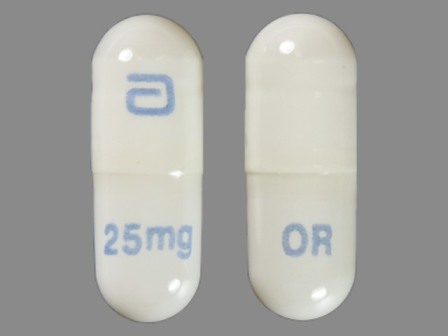 25 mg OR: (0074-6463) Gengraf 25 mg Oral Capsule by Abbvie Inc.