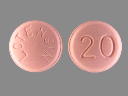 LOTENSIN 20: (0078-0449) Lotensin 20 mg Oral Tablet by Validus Pharmaceuticals LLC