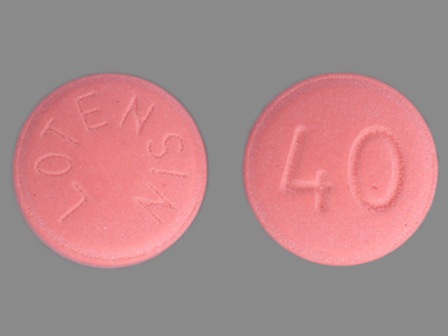 LOTENSIN 40: (0078-0450) Lotensin 40 mg Oral Tablet by Novartis Pharmaceuticals Corporation