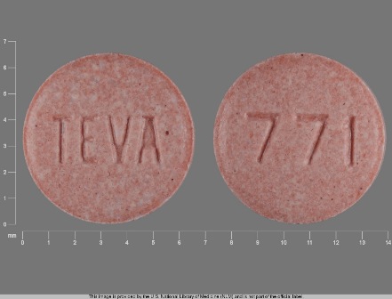 TEVA 771: (0093-0771) Pravastatin Sodium 10 mg Oral Tablet by Teva Pharmaceuticals USA Inc