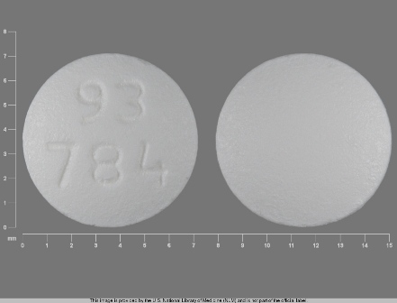 93 784: (0093-0784) Tamoxifen 10 mg (Tamoxifen Citrate 15.2 mg) Oral Tablet by Teva Pharmaceuticals USA Inc