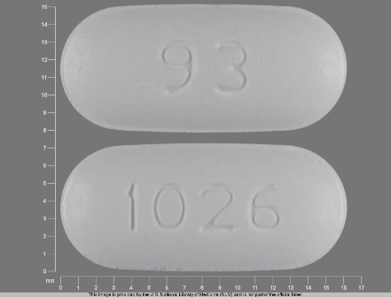 1026 93: (0093-1026) Nefazodone Hydrochloride 250 mg Oral Tablet by Teva Pharmaceuticals USA Inc