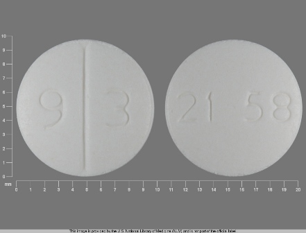 9 3 2158: (0093-2158) Tmp 100 mg Oral Tablet by Teva Pharmaceuticals USA Inc