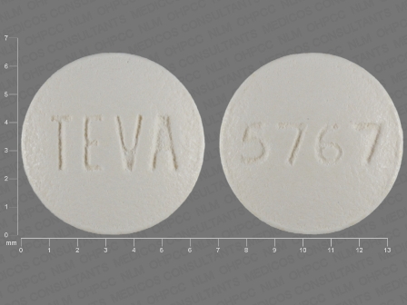 TEVA 5767: (0093-5767) Olanzapine 2.5 mg Oral Tablet by Bryant Ranch Prepack