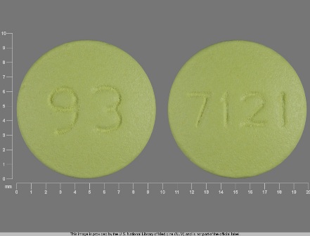 93 7121: (0093-7121) Paroxetine 40 mg (As Paroxetine Hydrochloride 44.44 mg) Oral Tablet by Teva Pharmaceuticals USA Inc