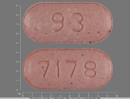 7178 93: (0093-7178) Nefazodone Hydrochloride 50 mg Oral Tablet by Teva Pharmaceuticals USA Inc