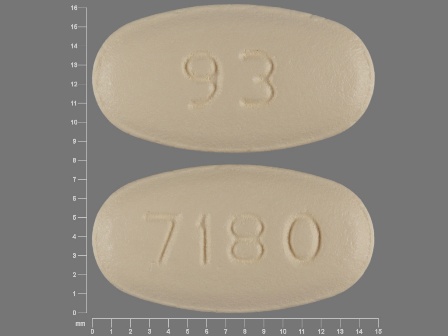 93 7180: (0093-7180) Ofloxacin 200 mg Oral Tablet by Teva Pharmaceuticals USA Inc