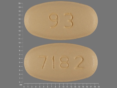 93 7182: (0093-7182) Ofloxacin 400 mg Oral Tablet by Teva Pharmaceuticals USA Inc