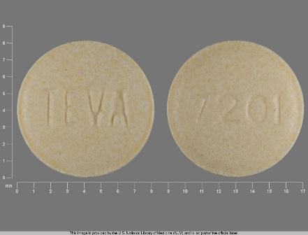TEVA 7201: (0093-7201) Pravastatin Sodium 20 mg Oral Tablet by Teva Pharmaceuticals USA Inc