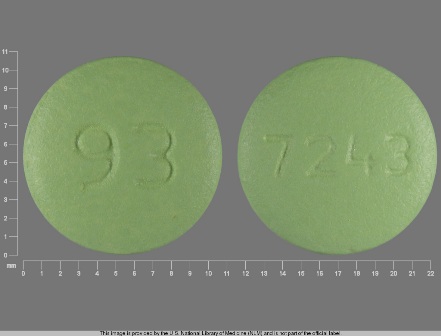 93 7243: (0093-7243) Risperidone 4 mg Oral Tablet by Teva Pharmaceuticals USA Inc