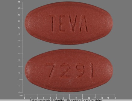 TEVA 7291: (0093-7291) Levofloxacin 250 mg Oral Tablet by Avkare, Inc.