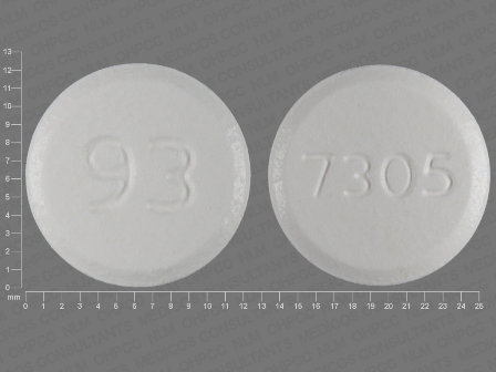 93 7305: (0093-7305) Mirtazapine 45 mg Disintegrating Tablet by Teva Pharmaceuticals USA Inc