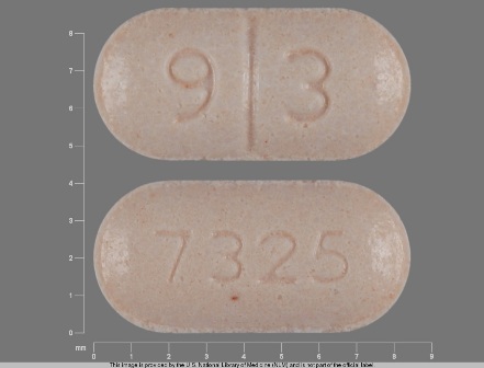 9 3 7325: (0093-7325) Trandolapril 1 mg Oral Tablet by Teva Pharmaceuticals USA Inc