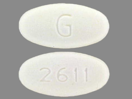 G 2611: (0115-2611) Terbutaline Sulfate 2.5 mg Oral Tablet by Global Pharmaceuticals, Division of Impax Laboratories Inc.