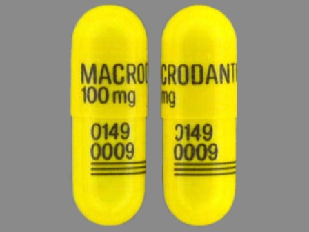 Macrodantin 100 mg 0149-0009: (0149-0009) Macrodantin 100 mg Oral Capsule by Procter & Gamble Pharmaceuticals