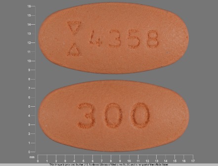 4358 300: (0172-4358) Ranitidine 300 mg (Ranitidine Hydrochloride 336 mg) Oral Tablet by Ncs Healthcare of Ky, Inc Dba Vangard Labs