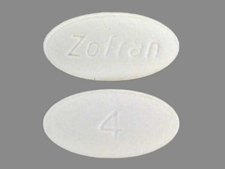Zofran 4: (0173-0446) Zofran 4 mg Oral Tablet by Glaxosmithkline LLC