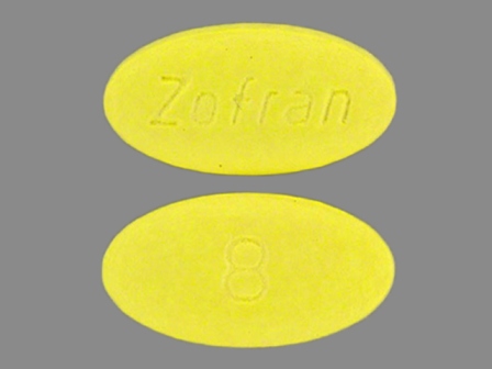 Zofran 8: (0173-0447) Zofran (As Ondansetron Hydrochloride Dihydrate) 8 mg Oral Tablet by Glaxosmithkline LLC