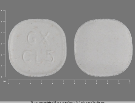 GX CL5: (0173-0527) Lamictal Cd 25 mg Chewable Tablet by Glaxosmithkline LLC