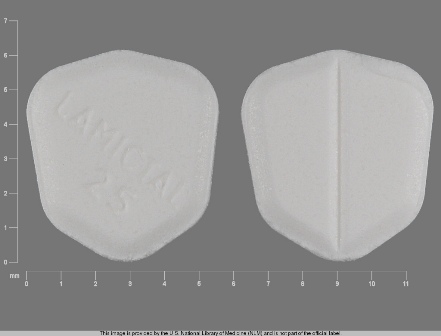 LAMICTAL 25: (0173-0633) Lamictal 25 mg Oral Tablet by Remedyrepack Inc.