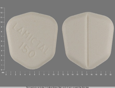 LAMICTAL 150: (0173-0643) Lamictal 150 mg Oral Tablet by Glaxosmithkline LLC