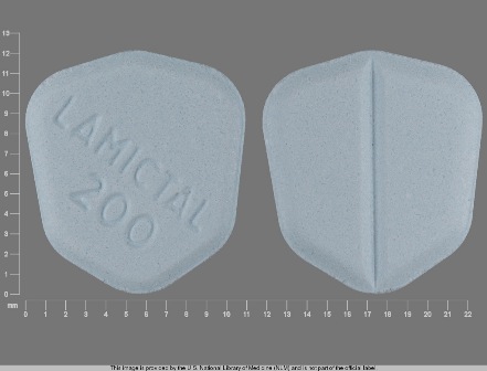 LAMICTAL 200: (0173-0644) Lamictal 200 mg Oral Tablet by Glaxosmithkline LLC