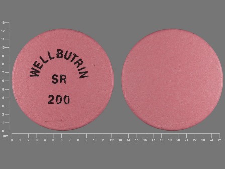 WELLBUTRIN SR 200: (0173-0722) Wellbutrin Sr 200 mg 12 Hr Extended Release Tablet by Glaxosmithkline LLC