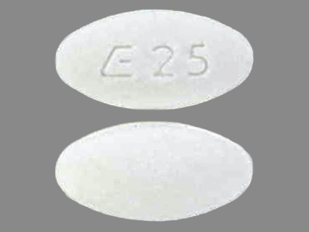 E25: (0185-0025) Lisinopril 2.5 mg Oral Tablet by Eon Labs, Inc.