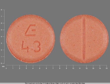 E 43: (0185-0043) Midodrine Hydrochloride 5 mg Oral Tablet by Eon Labs, Inc.
