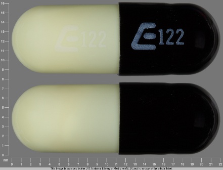 E122: (0185-0122) Nitrofurantoin (Monohydrate/Macrocrystals) Oral Capsule by St. Mary's Medical Park Pharmacy