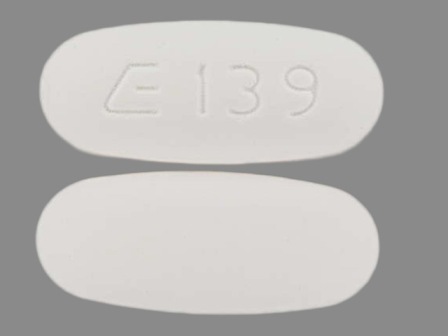 E139: (0185-0139) Etodolac 500 mg Oral Tablet, Coated by Eon Labs, Inc.