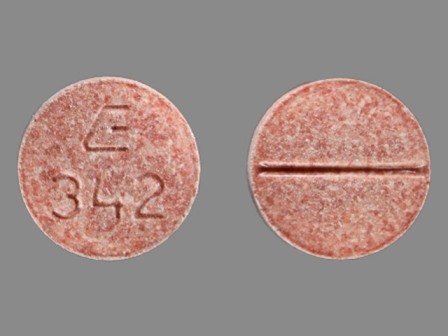 E 342: (0185-0342) Fosinopril Sodium 20 mg / Hctz 12.5 mg Oral Tablet by Eon Labs, Inc.