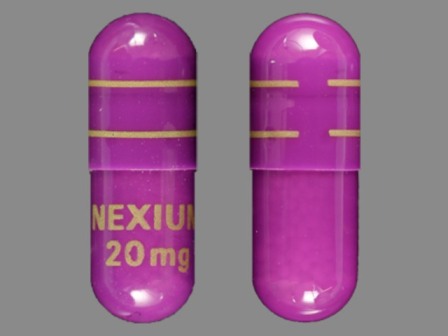 NEXIUM20mg: (0186-5022) Nexium 20 mg Enteric Coated Capsule by Astrazeneca Lp