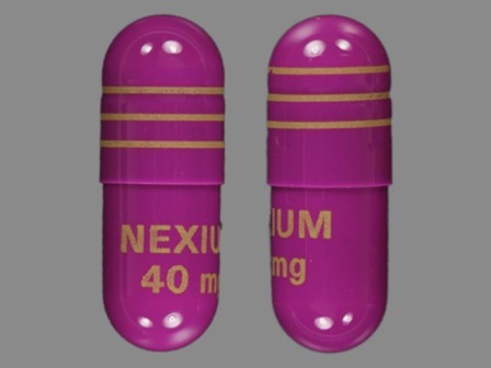 NEXIUM40mg: (0186-5042) Nexium 40 mg Enteric Coated Capsule by Rebel Distributors Corp