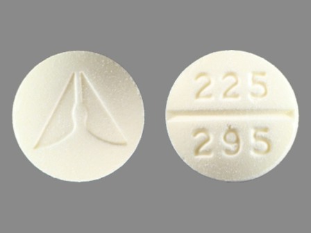 0225 0295 A OR 225 295 A: (0225-0295) Anaspaz 0.125 mg Disintegrating Tablet by Bf Ascher and Co Inc