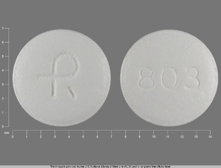 R 803: (0228-2803) Spironolactone 25 mg Oral Tablet by Actavis Elizabeth LLC