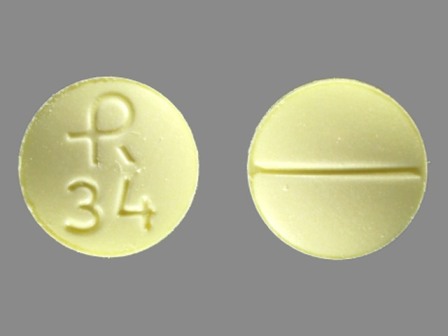 R 34: (0228-3004) Clonazepam 1 mg Oral Tablet by Aphena Pharma Solutions - Tennessee, LLC