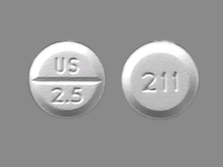 US 2 5 211: (0245-0211) Midodrine Hydrochloride 2.5 mg Oral Tablet by Upsher-smith Laboratories Inc.